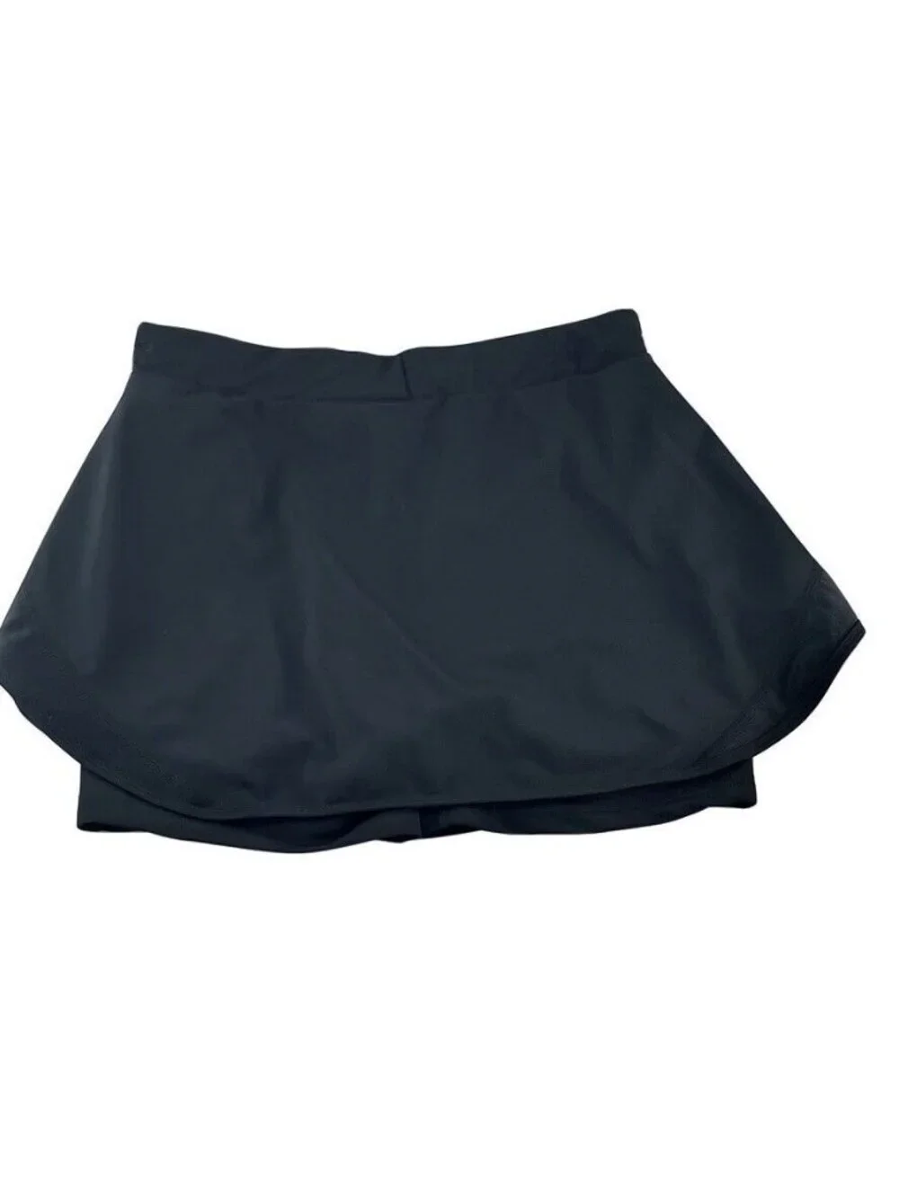 Womens Black Tennis Skort With Inner Shorts Activewear Athletic Sports Gym